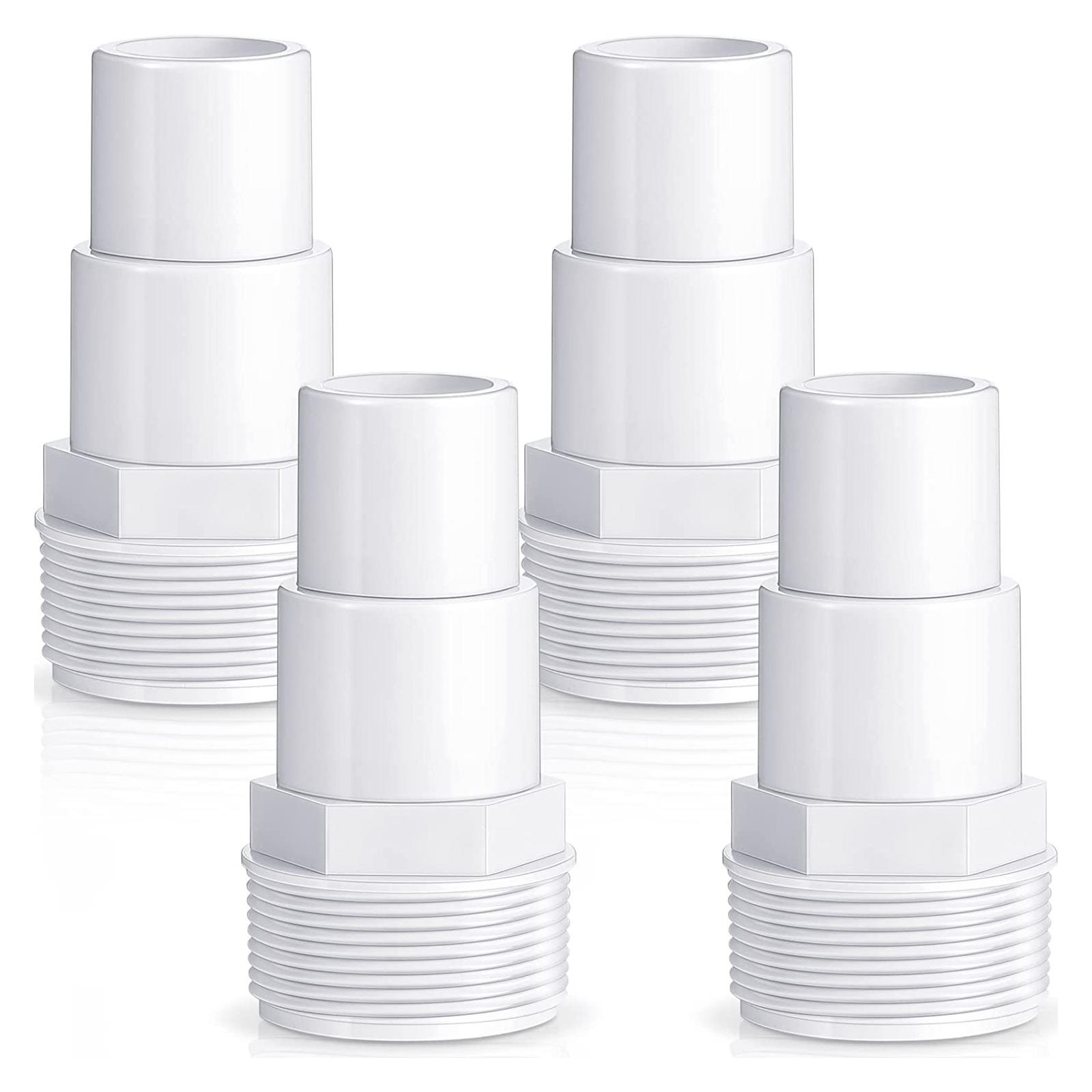 

Переходники для шланга бассейна Пластиковая конструкция Шланговые фитинги Профессиональный соединитель для шланга для SPX1091Z7 SPX1091Z4 4PCS