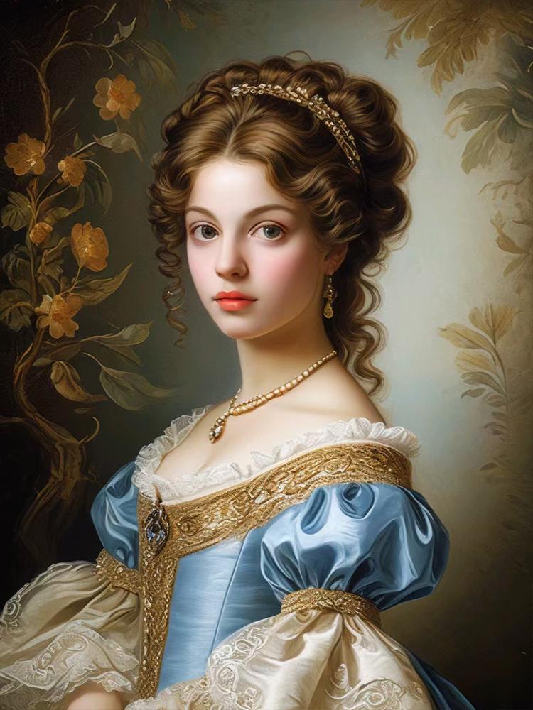 

Новая Алмазная Мозаика Портрет Европейской Девушки 5d Алмазная Картина Полная Квадратная/Круглая Картина Маслом Персонаж Вышивка Декор Подарок Full Round 20x30CM