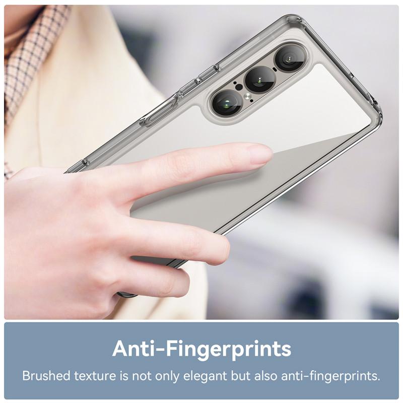 For Sony Xperia 1 VII Case Sony Xperia 1 VII Cover TPU Clear PC + Silicone Shockproof Protective Phone Cover Sony Xperia 1 VII