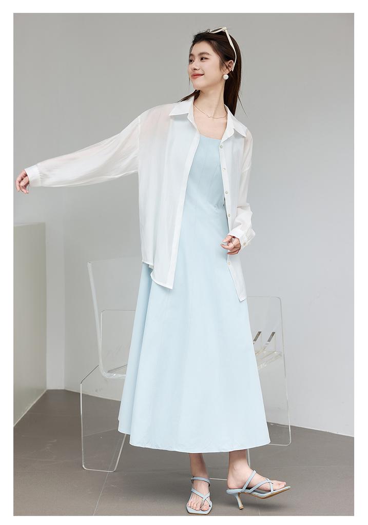 Summer "Qin Oxygen" Series Lyocell Sunscreen Shirt