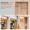Door Hinges Jig Door Hinge Routing Jig Door Hinge Mortiser Kits Template for 2-1/2inch-6inch Length 1-3/8 to 2-1/2