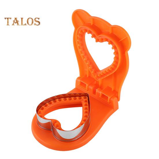 Molde para sándwich, cortador de pan, sellador con forma de corazón de amor, acero inoxidable de calidad alimentaria, bricolaje, bolsillo, pan tostado, herramienta de corte, utensilios de cocina