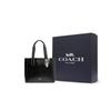 New COACH Derby Pebbled Leather Tote Bag Shopping Bag Shoulder Bag Handbag Large Size Women's Black 58660-SVBK