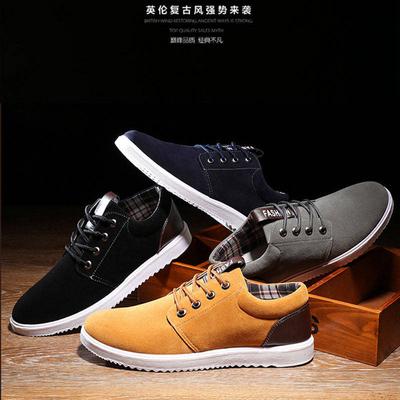 Herren Canvas Schuhe 2024 Koreanischer Trend Bequeme Board Schuhe Retro Atmungsaktive Sneaker Business Schnürschuhe Weiche Sohle Freizeitschuhe
