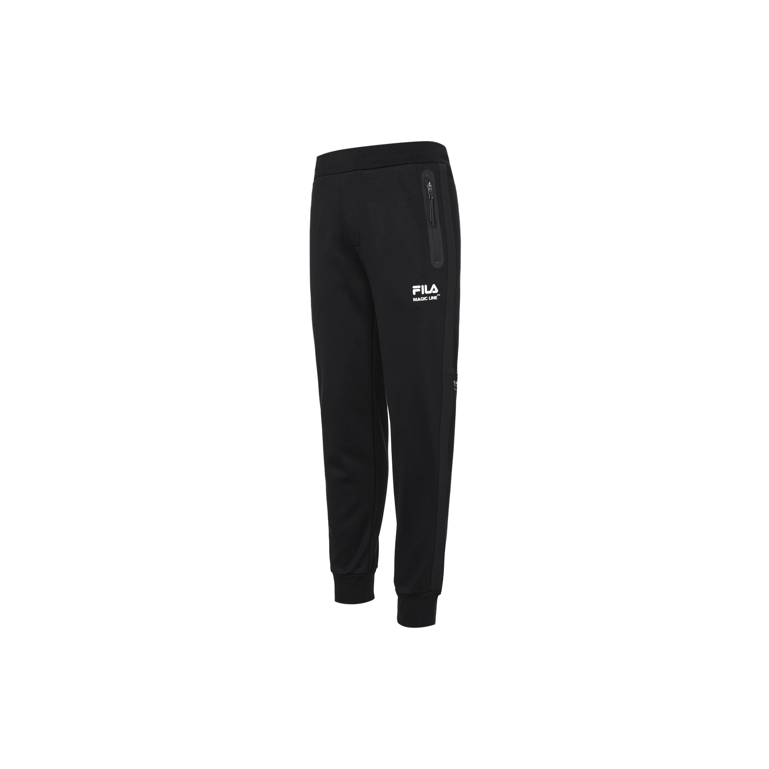

New FILA Knitted Sweatpants Men s Jet Black F11M149602F-BK S