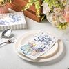 Sinmoe 200 Pcs 2 Ply Spring Guest Napkins Paper Guest Towels for Bathroom Decorative Disposable Hand Paper Towel Summer Floral Napkins for Wedding