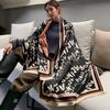 65 * 190 cm Autunno e Inverno Nuovo Sciarpa Versatile Semplice Tinta Unita con Frange Imitazione Cashmere Double-Sided Sciarpa Calda Shawl d'Atmosfera
