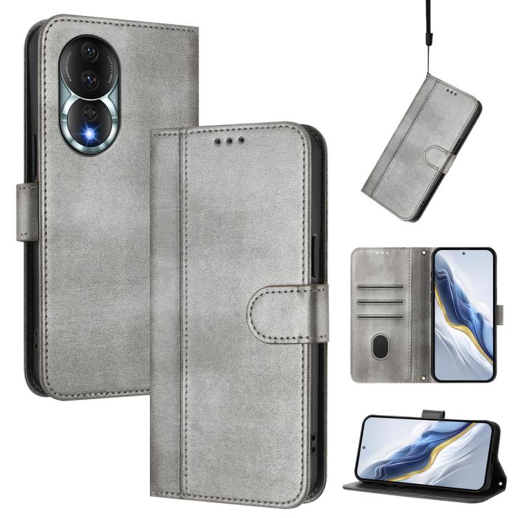 Linien-Spleißschnalle Retro Leder Handyhülle