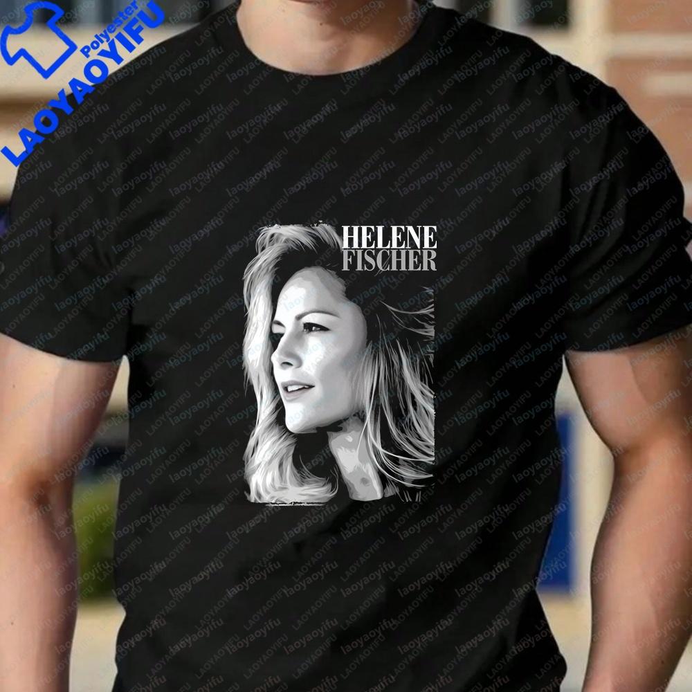 KoreanStyle Review Of Unisexs Clothing Retro Helene Fischer Printed ShortSleeved Comfortable TShirts For Both Unisex And Unisex