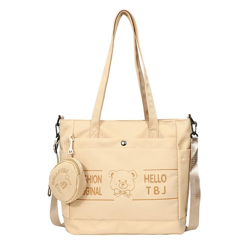 

Большая вместительная сумка на плечо, студенческая сумка, пригородная большая сумка, женская сумка через плечо хаки