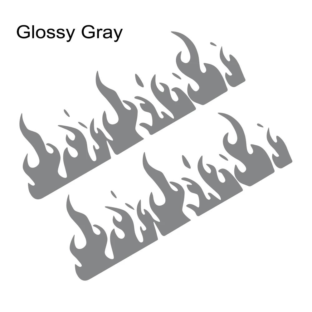 Burning Stereoscopic Flame Car Stickers Car Vinyl Decal Waterproof Vehicles Motorcycle Stickers Car Accessories Decoration