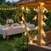 Solar Bird String Lights, Outdoor Waterproof Garden Light, Warm Glow LED Light for Patio Balcony Lawn Decor