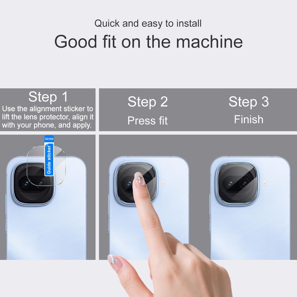 For iQOO Z11 Turbo 5G Glass IMAK High Definition Integrated Thin Glass Lens Film