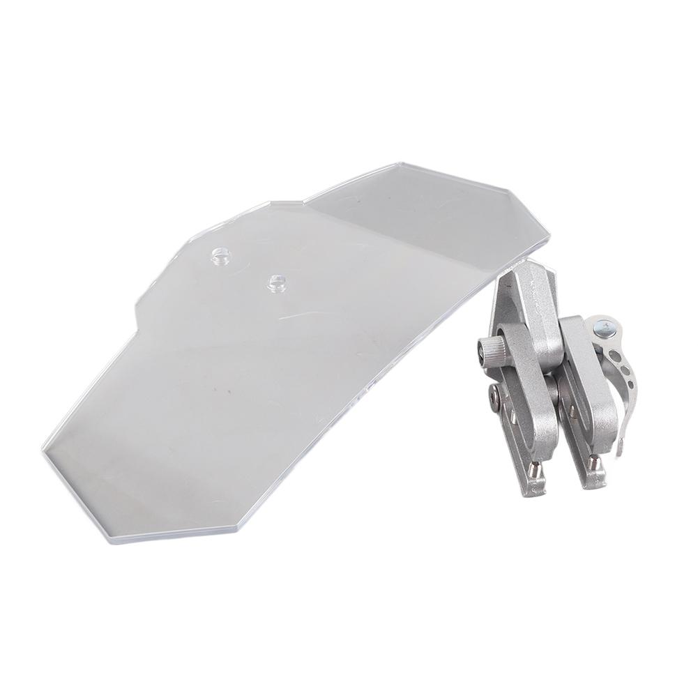 Motorcycle Windshield Clear Transparent Color Smooth Edges Wind Deflector Universal for Motorbike