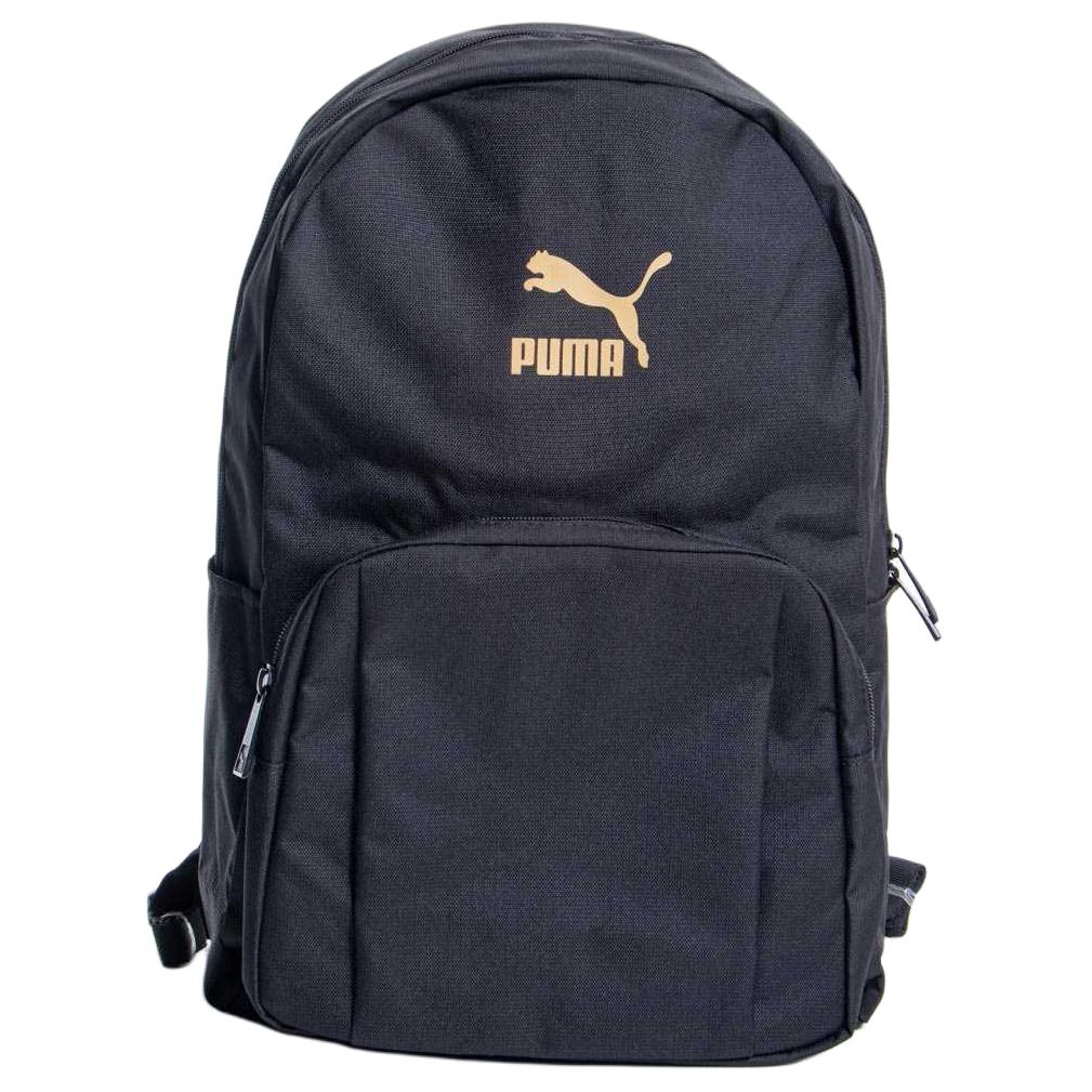 Puma Printed Casual Classic Fabric Backpack Unisex Backpacks Black 079985-02