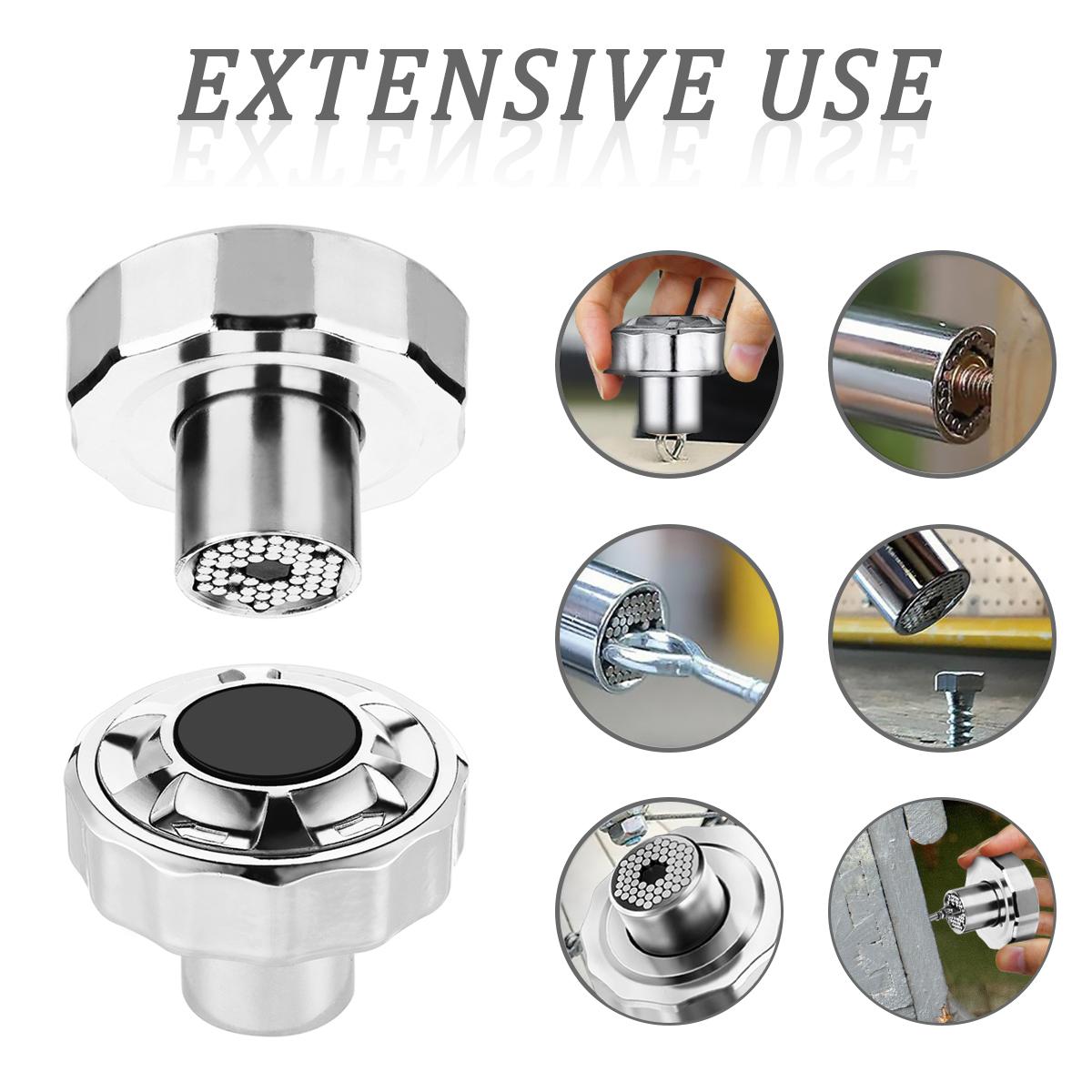 

7 19Mm Multifunction Bolt Ratchet Universal Torque Sleeve Socket Wrench For Power Drill Tools