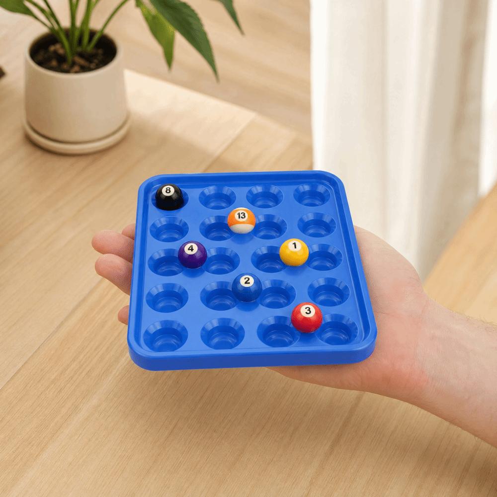 Square Billiard Ball Tray Plastic Billiard Storage Holder Portable Billiard Ball Plate  Home Play