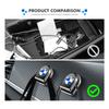 2/4pcs Mini Car Seat Headrest Hook USB Storage Organizer Holder For BMW Performance X1 M3 M6 F01 F02 E34 E36 E60 F10 F20 X6 jbzh05