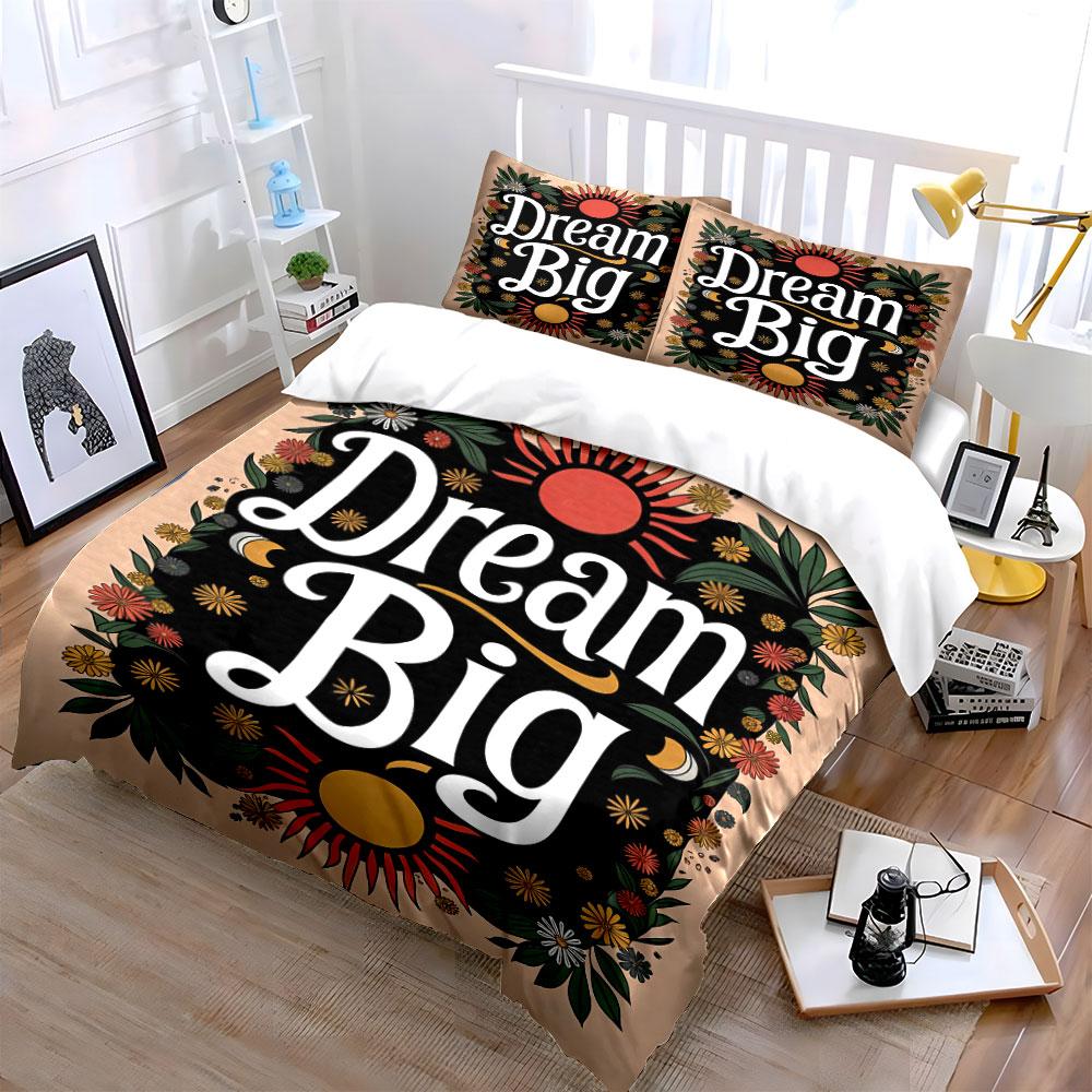 Sun, moon, floral elements. Bedding sets Duvet cover sets Duvet covers Pillowcases(1 * Duvet Cover 2 * Pillowcases without duvet insert)