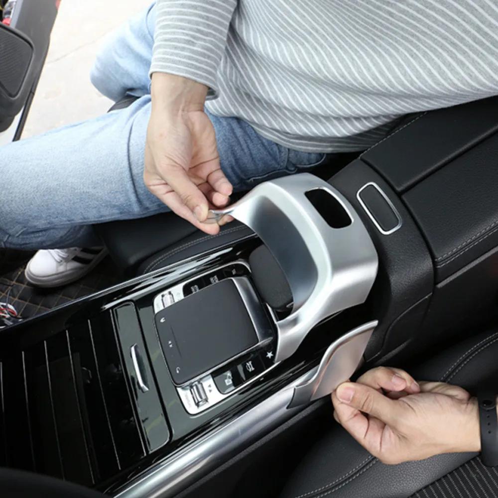 ABS Car Center Console Armrest Box Switch Button Trim Cover Stickers Fit For Mercedes Benz B GLB GLA Class W247 X247 2020-2026