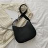 Large Capacity Shoulder Underarm Bag Solid Color Handbags Fashion Shoulder Bag  Shopping