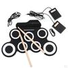 Set 7 Pad Roll Up Drum with Built-in Speaker Sticks