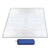 Floor Mat For Tent 195x180cm Waterproof Picnic Pad Aluminum Foil Mat Outdoor Thermal Foil Blanket For Survival Hiking Picnics