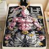 Dragon Ball Son Goku Flannel Blanket Trendy Print Fit For Bedroom Chair Sofa Bed Picnic Travel -HE21