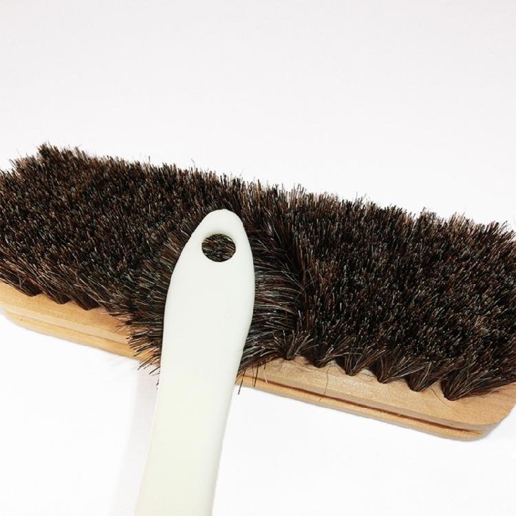 Car Polishing Brush Multifunctional Car Cleaning Brush Horsehair Bristles Brush for Car Interior Seats Handle Cleaning