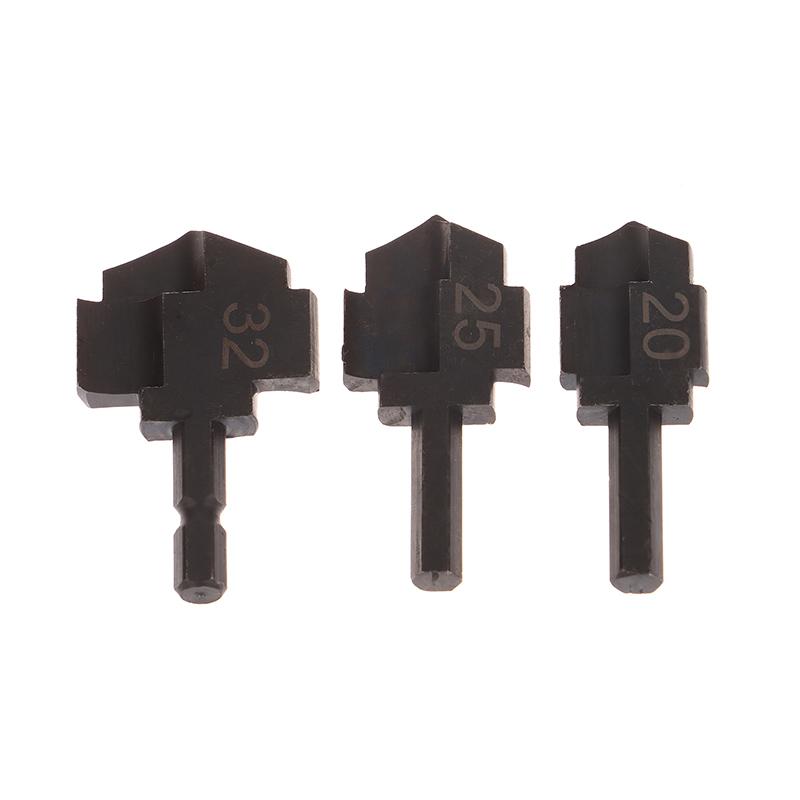 

1/3 шт. 20/25/32 для сантехника, перфоратор для водопроводных труб, сверло PPR, подъемное ступенчатое сверло, шестигранный хвостовик, инструмент для соединения водопроводных труб