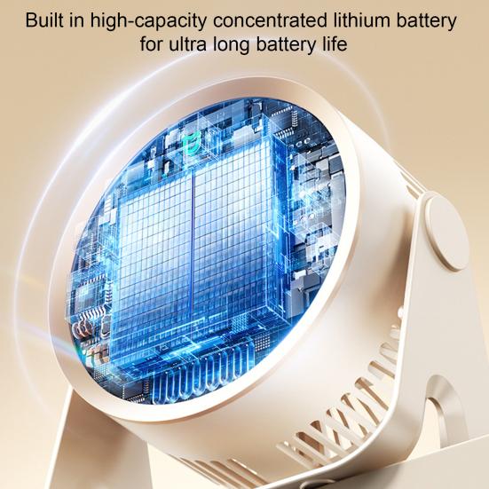 Wall-Mounted Desktop Fan with 5 Speeds Low Noise Electric Fan