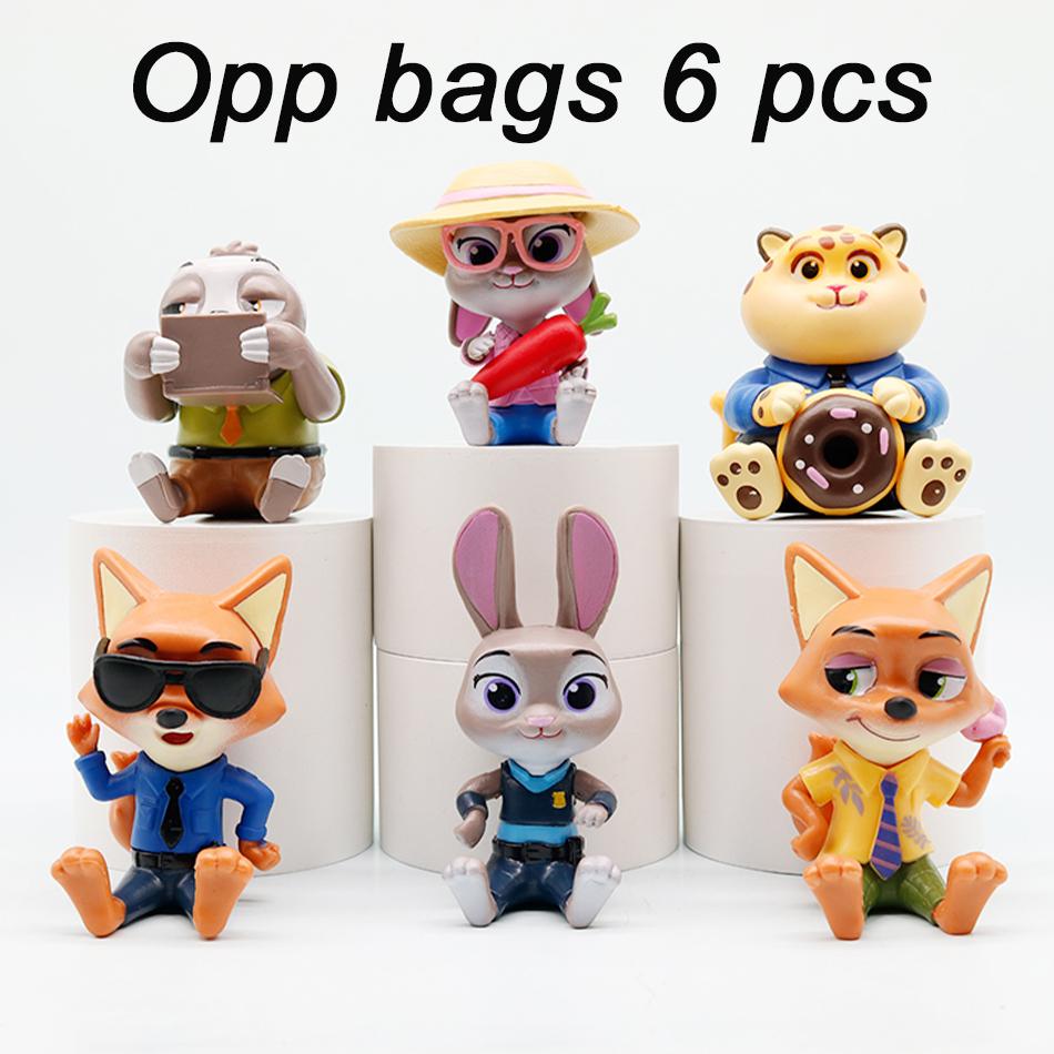 

Popular Animal Cartoon Fox Rabbit Model Accessories Anime Peripherals Toys Fashion Car Desktop Ornaments Gifts Kid Friendly Entertaining Fun Play Safe No box