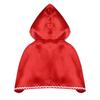 Girls Riding Hood Costume Satin Hooded Cloak Cosplay Cape Fancy Halloween Dress Robe Costume