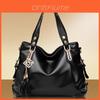 Stylish European And American Retro Pu Handbag For Women Mom Bag With Shoulder Strap