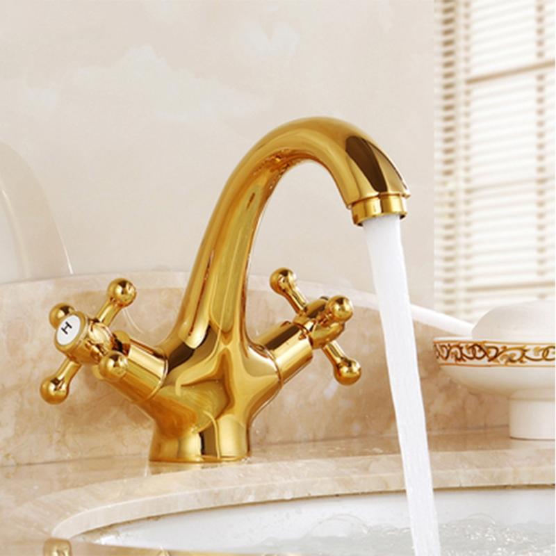 Badezimmerarmatur 4 Zoll Waschtischarmatur 2-Griff Centerset Badezimmerwaschbeckenarmatur