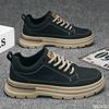 Autumn new men's fashionable versatile thick soled workwear shoes casual minimalist comfortable sports men's shoes