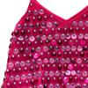 Shimmer Camisole Club Party Costum Fashion Festival Beach Girls Sequin Crop Top