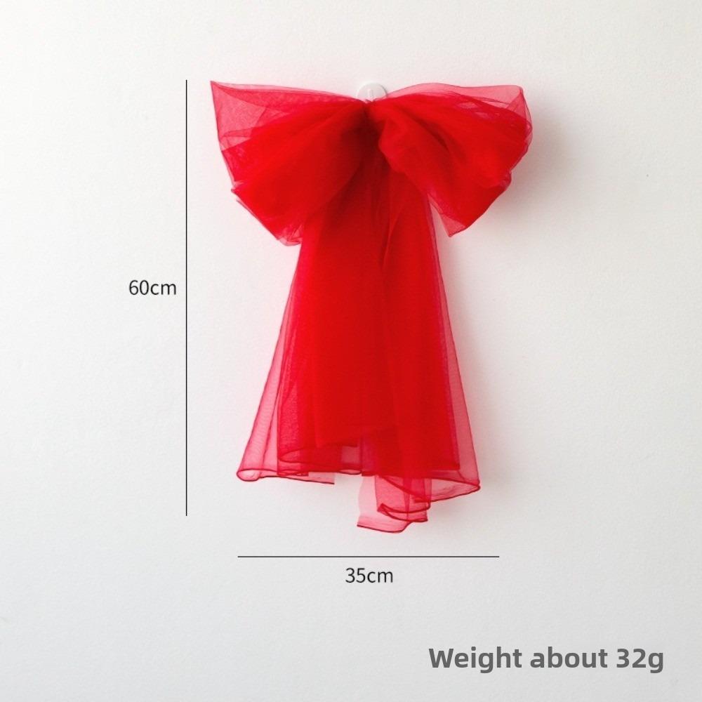 

Новогоднее Рождественское украшение на елку Бант Рождественские товары Новый бант-подвеска Рождество 60cm-Red