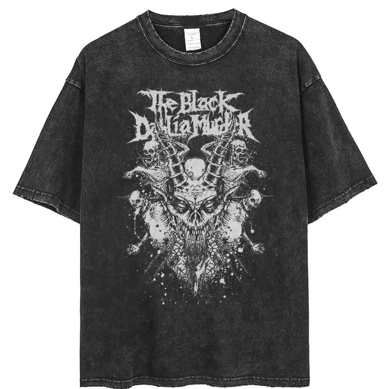 

Хип-хоп Рок Гот Футболка Женщины Оверсайз Панк Харадзюку Лето Топ Темная Эстетика Фея Гранж Alt Плюс Альтернативная одежда