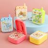Electric Maze Keychain Toy Sound And Light Interaction Mini Puzzle Game Cute Cartoon Style Portable Decompression Tool Gift for Kids Boys