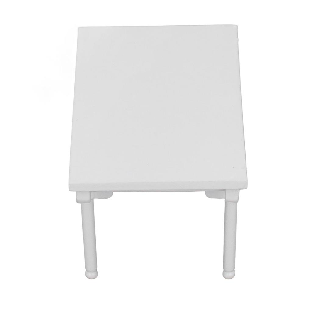 1: 12   Desk Wooden Modern  Ature Table   Writing Desk Toy Furniture Decoration