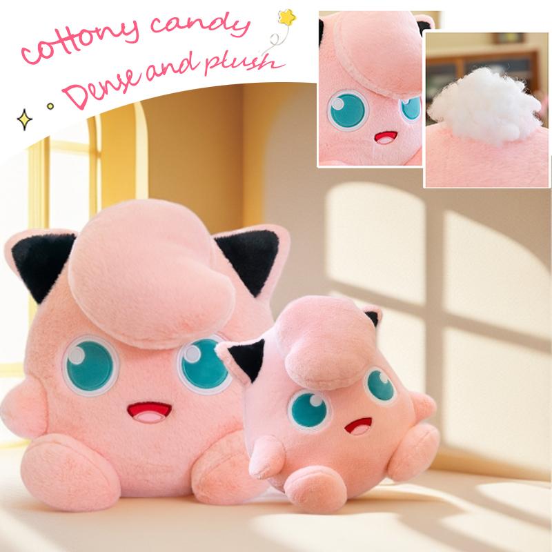 30-45Cm Cute Jigglypuff Pokémon Plush Toy Soft Cartoon Anime Jigglypuff Stuffed Pillow Girls Pink Room Decoration Doll Xmas Gift