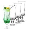 Hurricane Glasses, Set of 4 Pina Colada Glasses, 420ml Cocktails Glasses Set of 4