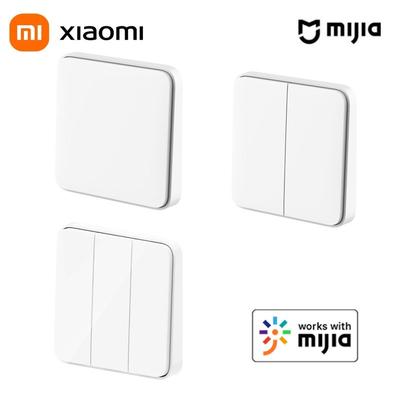 Xiaomi Mijia Smarter Wandschalter Version mit stromführender Leitung Wifi Wandschalter OTA-Upgrade Intelligente Verknüpfung Funktioniert mit der Mihome App