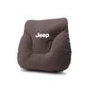 Suede Car Soft Headrest Neck Support Seat Waist Pad Lumbar For Jeep Grand Cherokee Wrangler Gladiator Compass Renegade Wagoneer ALO1