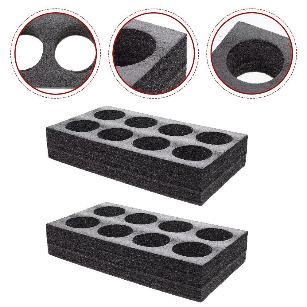 Einwegbecher-Trägerhalter Dicke 7cm Große Kapazität Getränkeablage Stoßdämpfend Porös To-Go Kaffee-Tabletts
