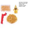 120 Pcs 45661 Inch Track Spikes Stainless Steel Pyramid Sports Shoes Replacement Spikes with Spike Wrench