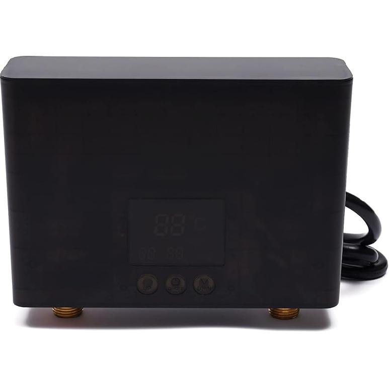 Electric Tankless Water Heater 220v 5.5kw Water Heater for Home Instant Mini Smart for Under Sink Kitchen 5500w White