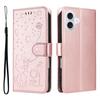 For iPhone 17 Leather Wallet Case Cat Bee Pattern Phone Cover Stand