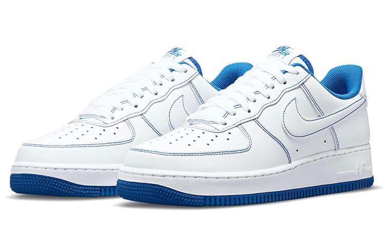 Nike Air Force 1 '07 'Contrast Stitch White Game Royal' CV1724-101